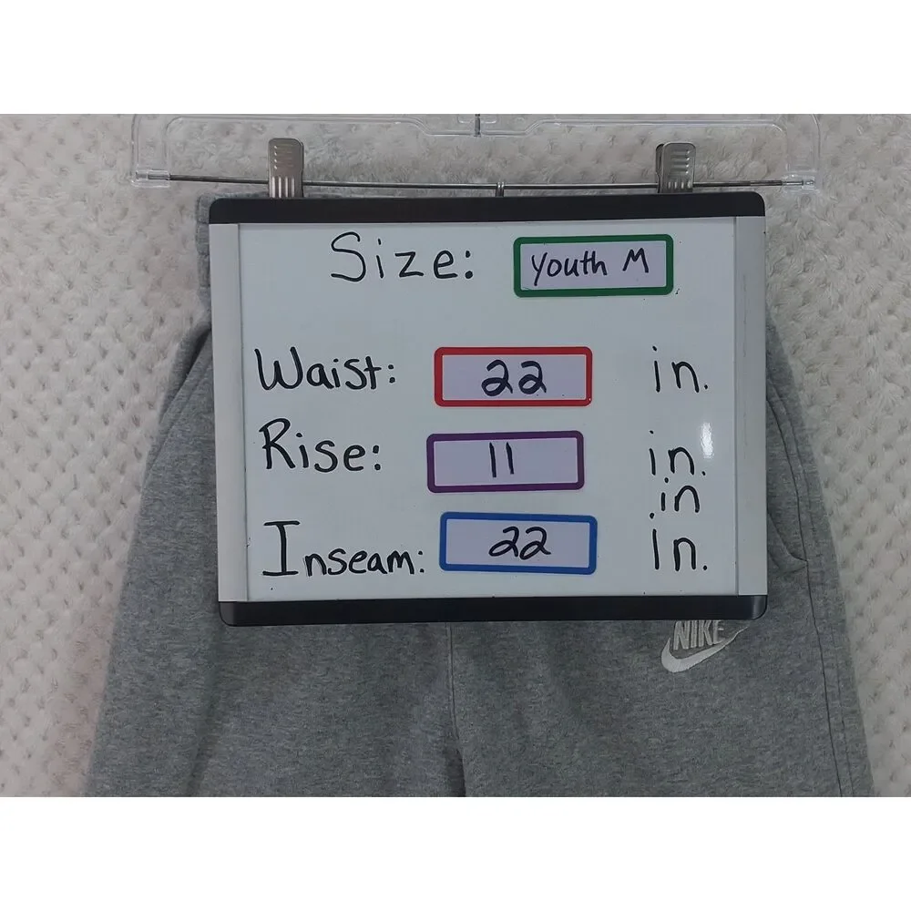 Nike Sportswear Club Fleece Sweatpants Youth Medium Heather Gray